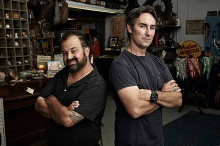 American Pickers&rsquo; Mike Wolfe (left) alongside former co-star Frank Fritz (right)