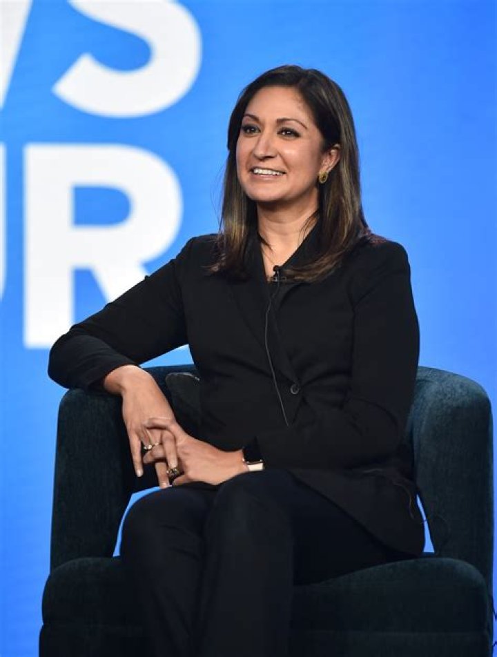 Amna Nawaz at The 2023 Alfred I. duPont-Columbia University Awards in New York City, on February 6, 2023