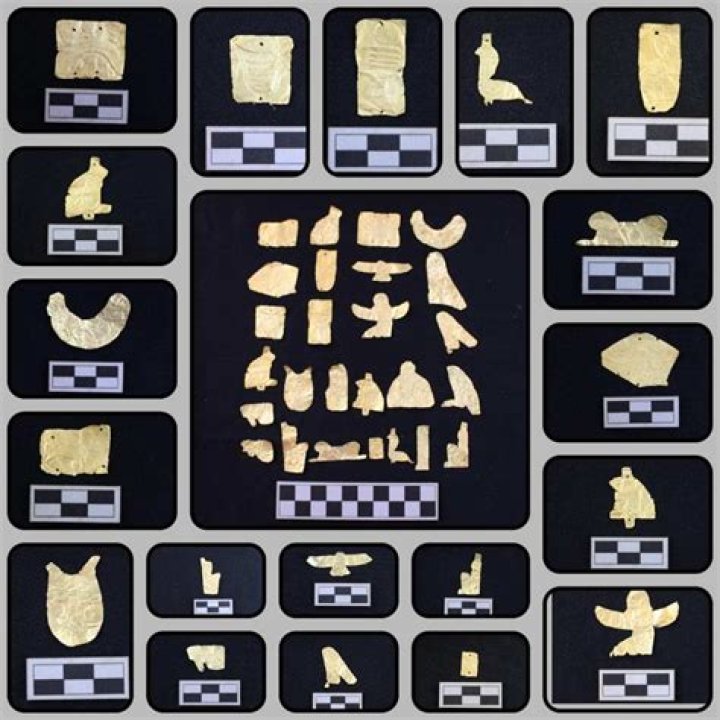 Amulets were also unearthed at the excavation site