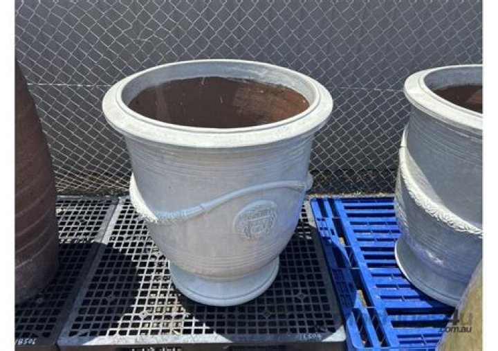 Amy used a large pot and placed a bucket, bubble wrap and cardboard into it before adding her artificial olive tree