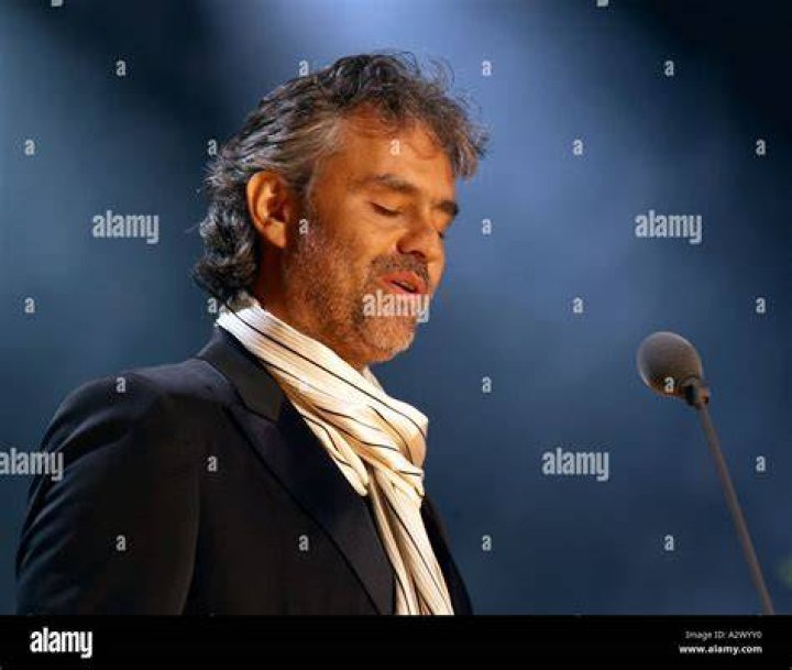 Andrea Bocelli is an Italian opera singer who sold millions of records worldwide