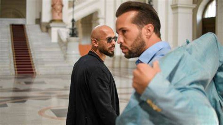 Andrew Tate and Tristan leaving court today after the court ruled to extend their house arrest