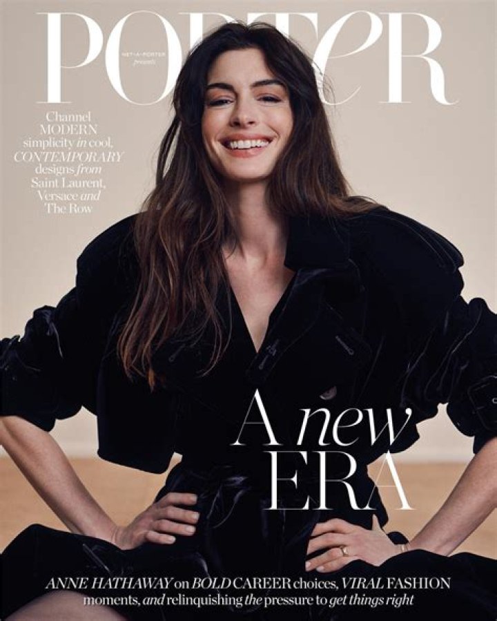 Anne posed for Porter Magazine last fall