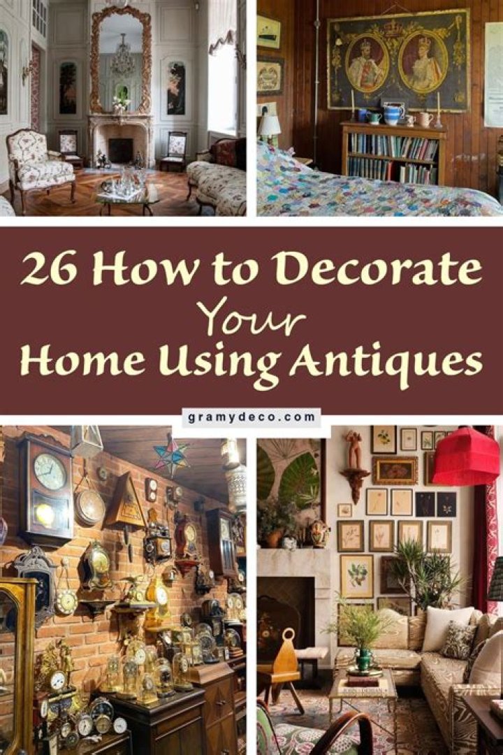 Antique furniture can make your home look more expensive