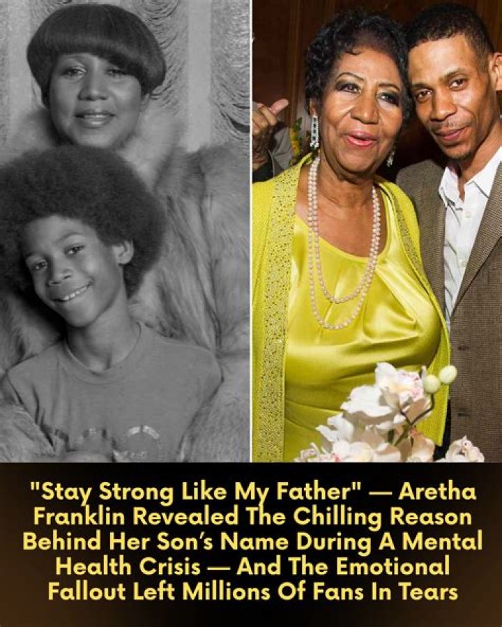 Aretha, left, pictured with her father and sister, had a turbulent life