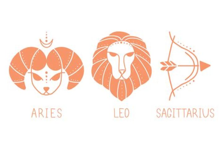 Aries, Leo and Sagittarius are all fire signs meaning they tend to be passionate and impulsive
