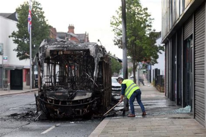 Arson attacks and rioting broke out in LA following the officers' acquittal