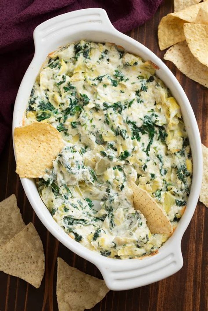 Artichoke dip is great for snacks and meals