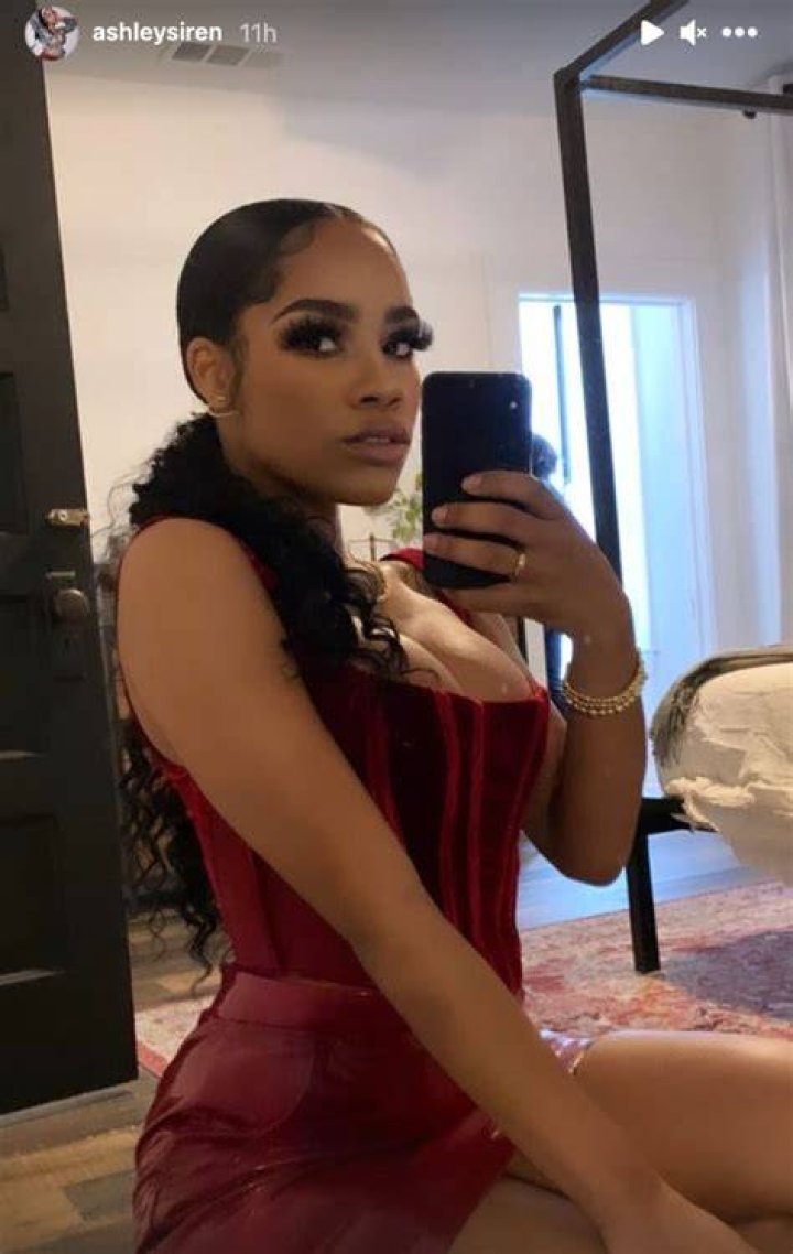 Ashely modeled corsets and jumpsuits on social media