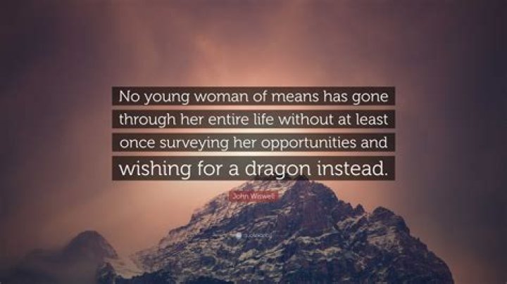 At least, the young woman has a sense of humour about it.