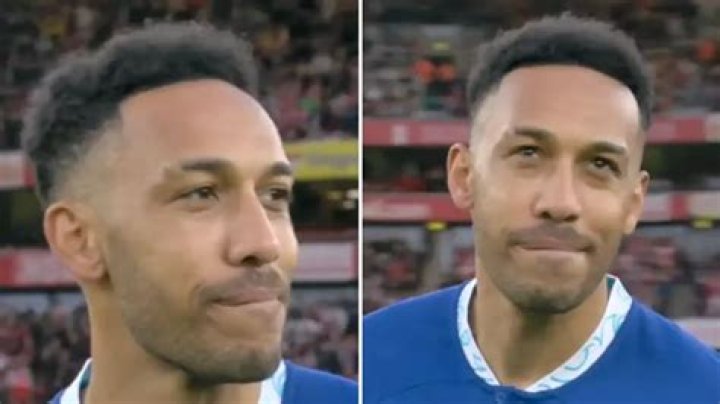 Aubameyang showed off a braided look inspired by Travis Scott while at Arsenal in 2021