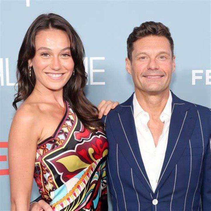 Aubrey Paige and Ryan Seacrest posed together at an event in June 2022