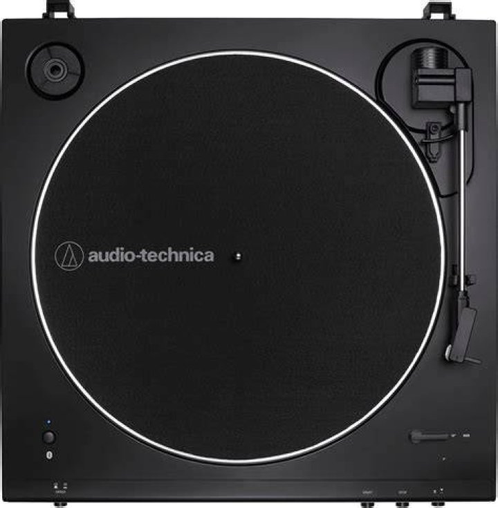 Audio Technica AT-LP60XSPBT-BK Bluetooth Turntable and Speaker Bundle (Black)