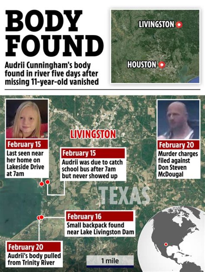 Audrii Cunningham has been missing since Thursday, February 15