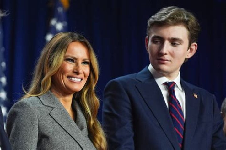 Barron and Melania Trump