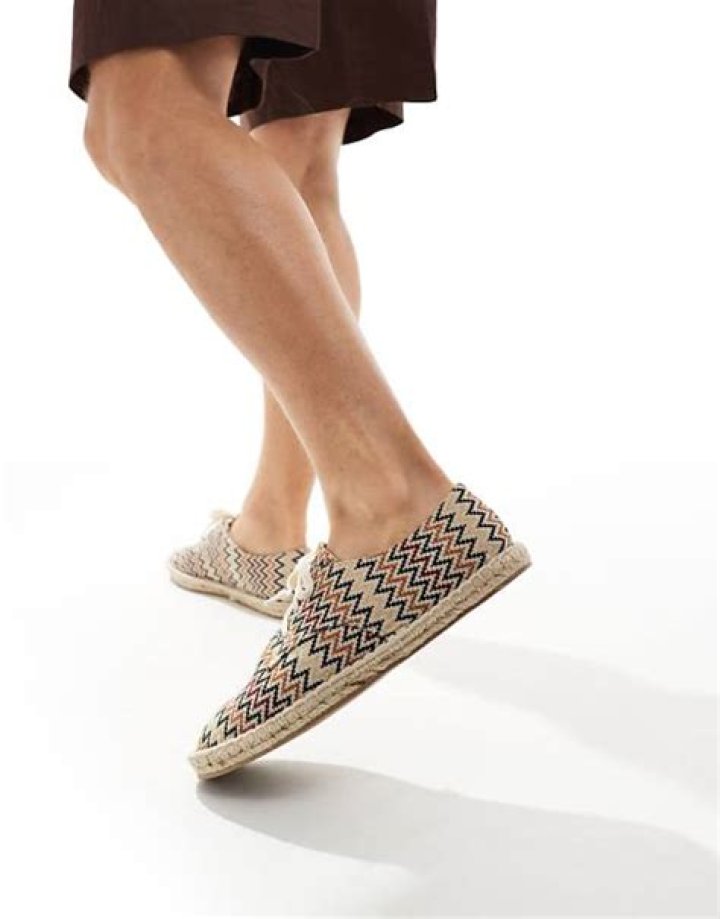 basket weave espadrilles