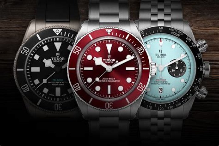 Becks models Tudor watches