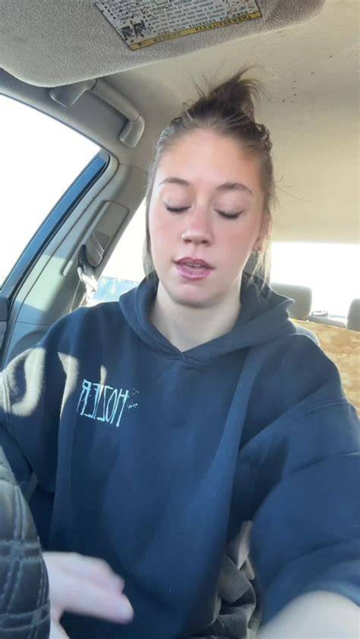 Bekah Milly has shown herself sobbing on TikTok after realising her back tattoo looks like something VERY rude
