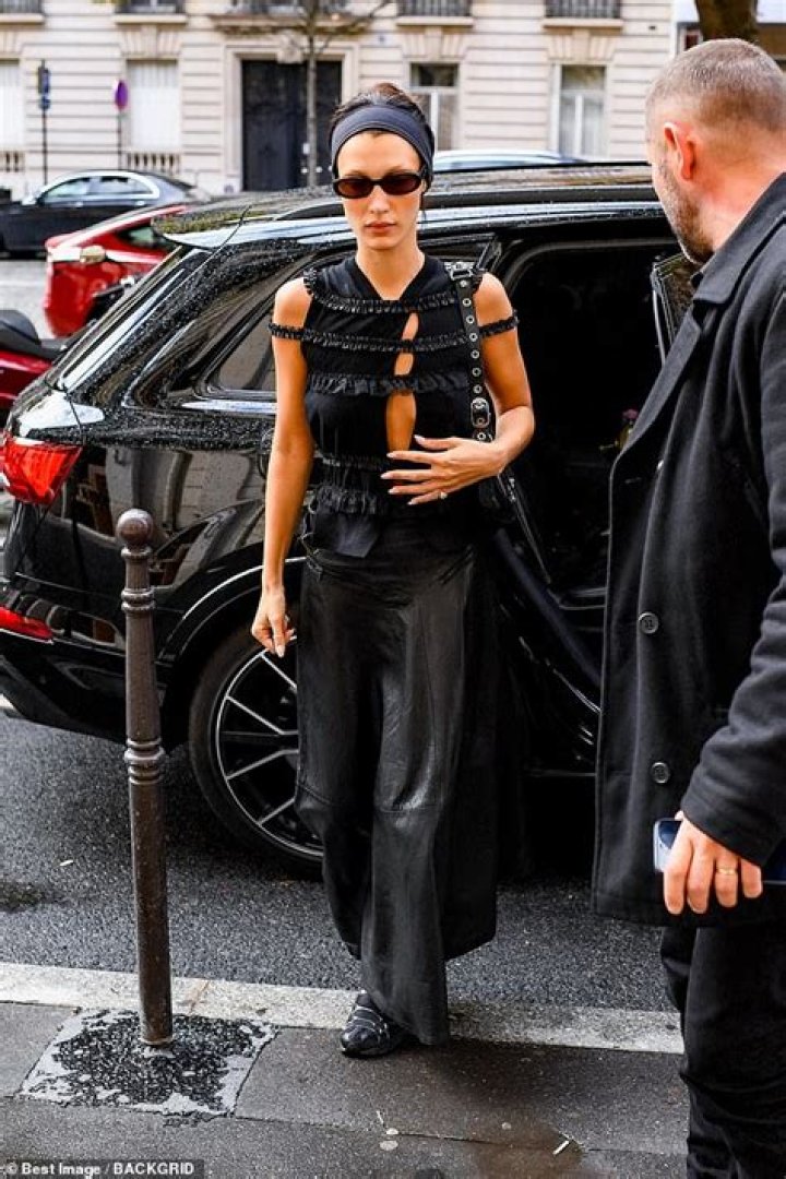 Bella Hadid ensured all eyes were on her at the Cannes in 2016 in this plunging, high leg slit dress