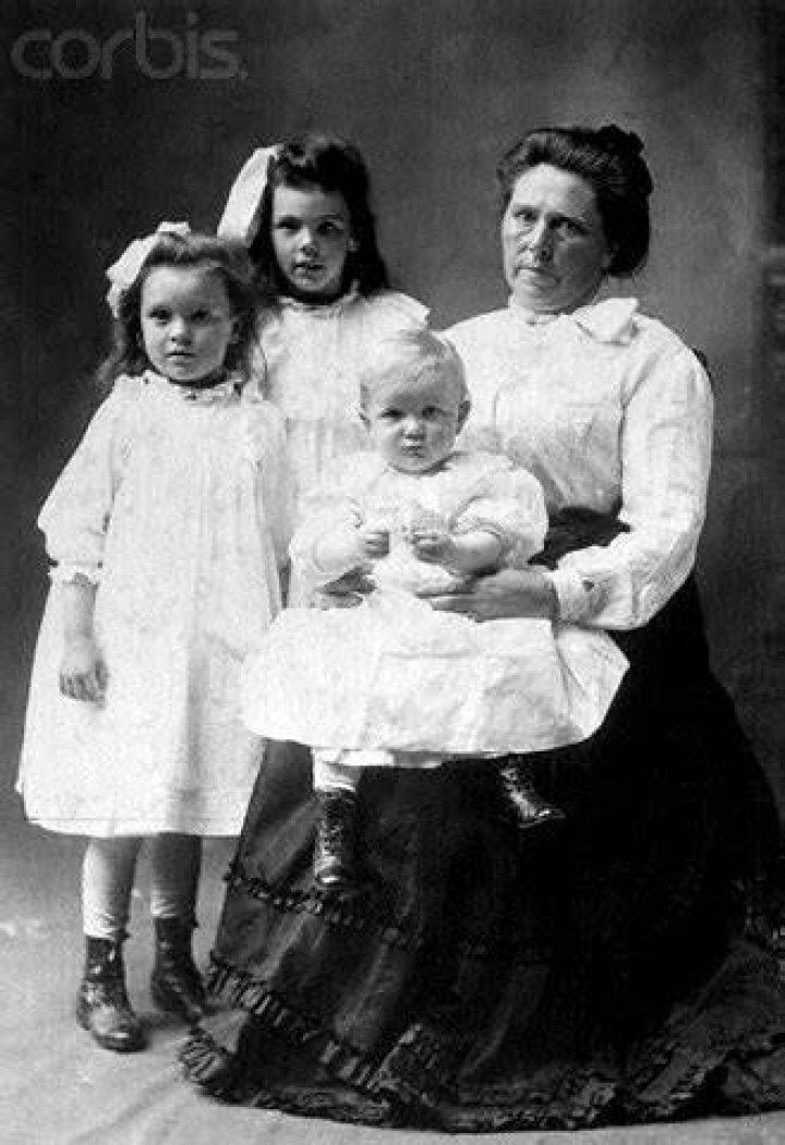 Belle Gunness as a young girl, colorized