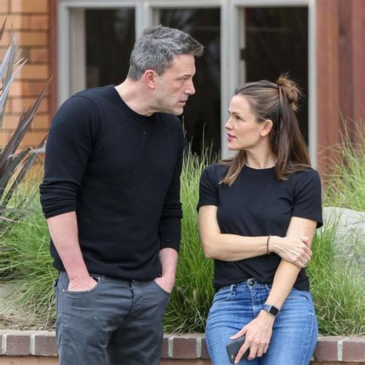 Ben and his ex-wife Jennifer Garner and their three children in Los Angeles