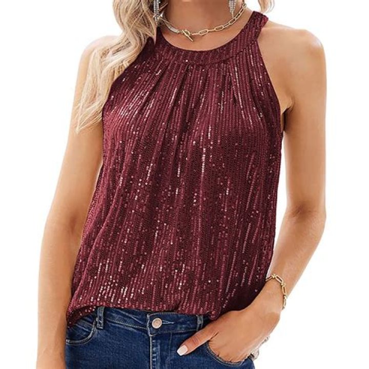 Beverley loves this sparkly top, which cost £14 from Primark