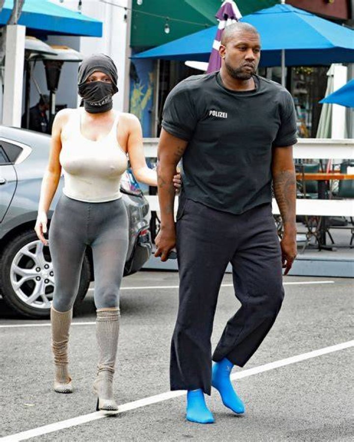 Bianca is often wearing tight neutral colored outfits, just like Kim's most recent fit