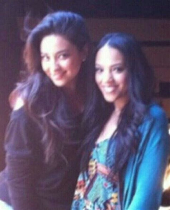 Bianca Lawson and Shay Mitchell in Pretty Little Liars