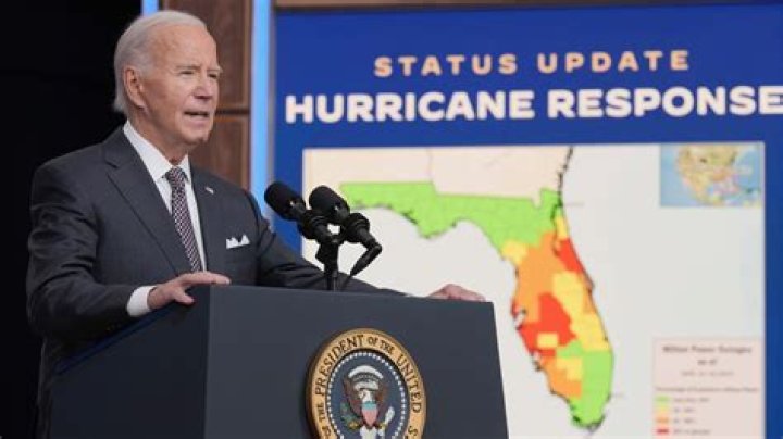 Biden regarded the storm's power as "incredible" after it tore through Louisiana but also flooded much of the East Coast