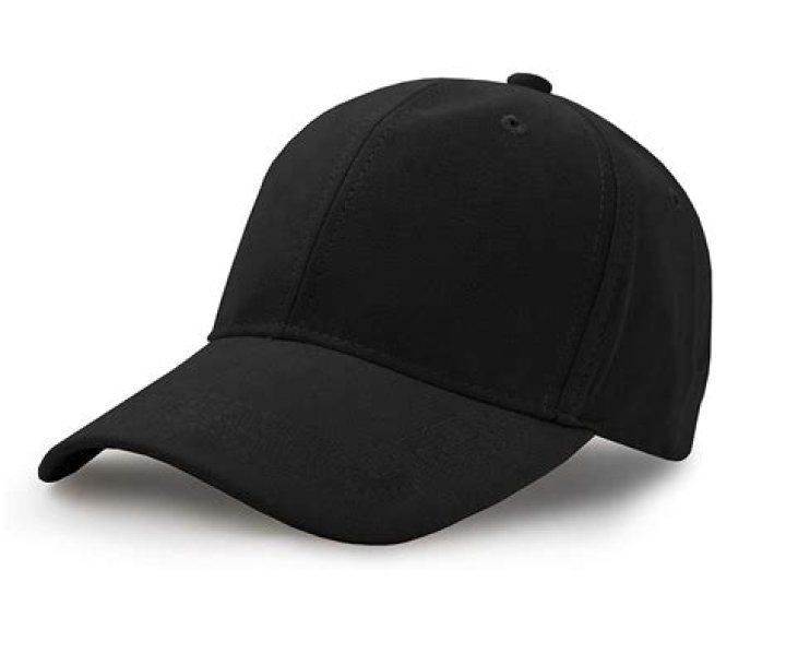 black baseball cap