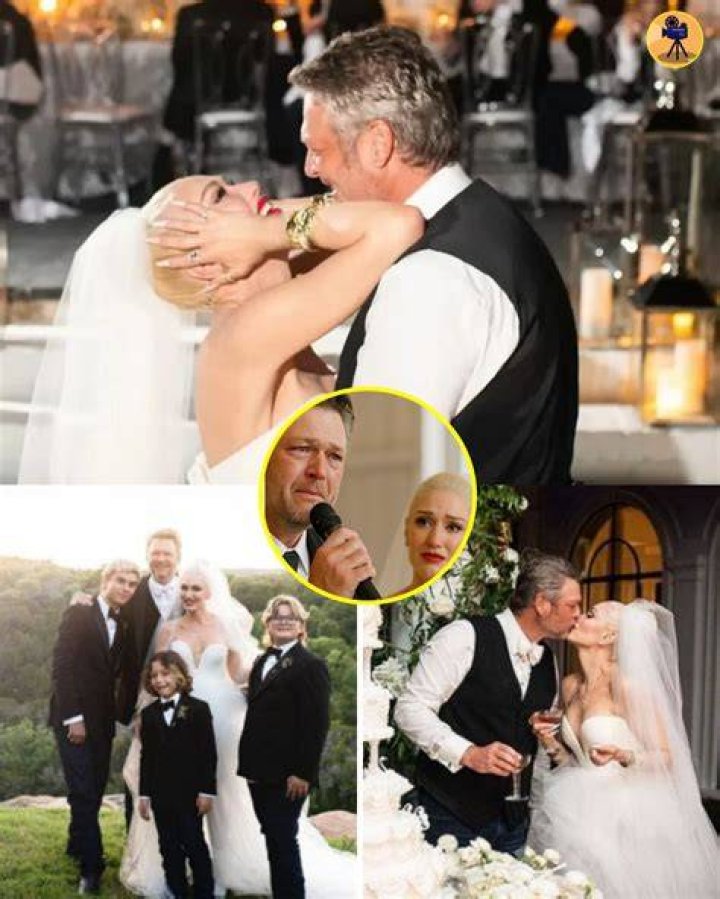 Blake was shocked when Gwen showed off the finished result