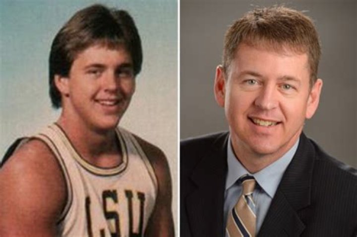 Blanton now looks unrecognizable in his post-retirement career as an owner of an insurance agency