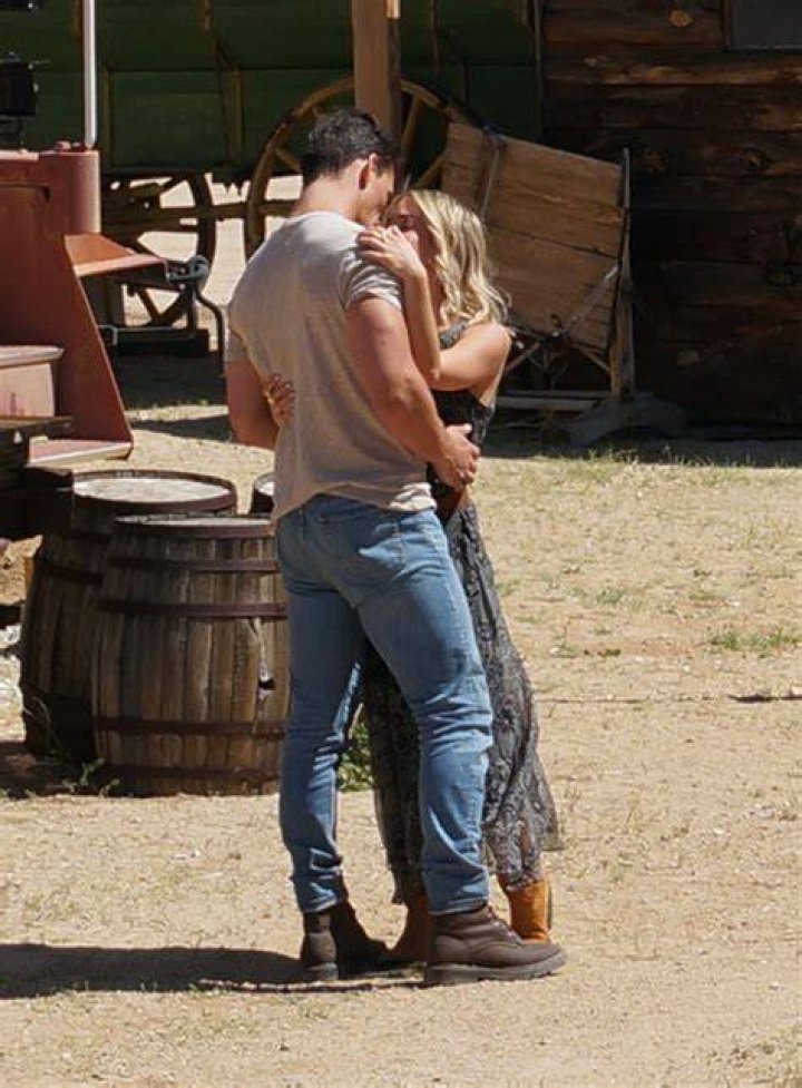 Both single, they locked lips while shooting an ad campaign Monday