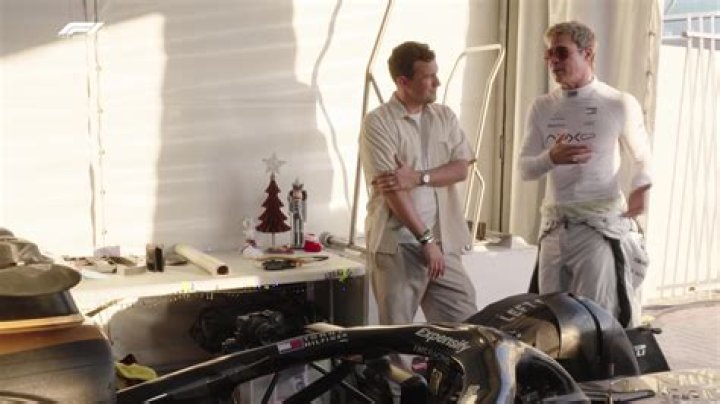 Brad has filmed scenes at Silverstone for the movie Apex
