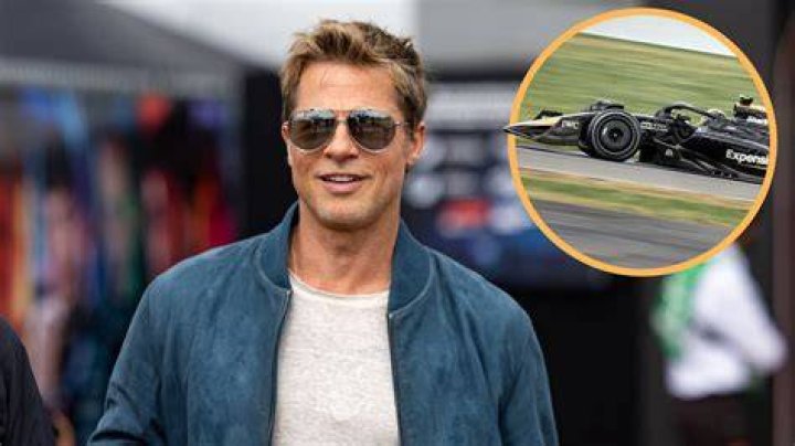 Brad Pitt was at Silverstone today