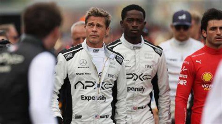 Brad Pitt was the biggest celebrity name in attendance at the Las Vegas GP qualifying