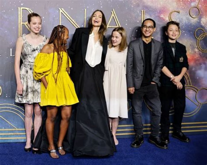 Brad shares six children with Angelina