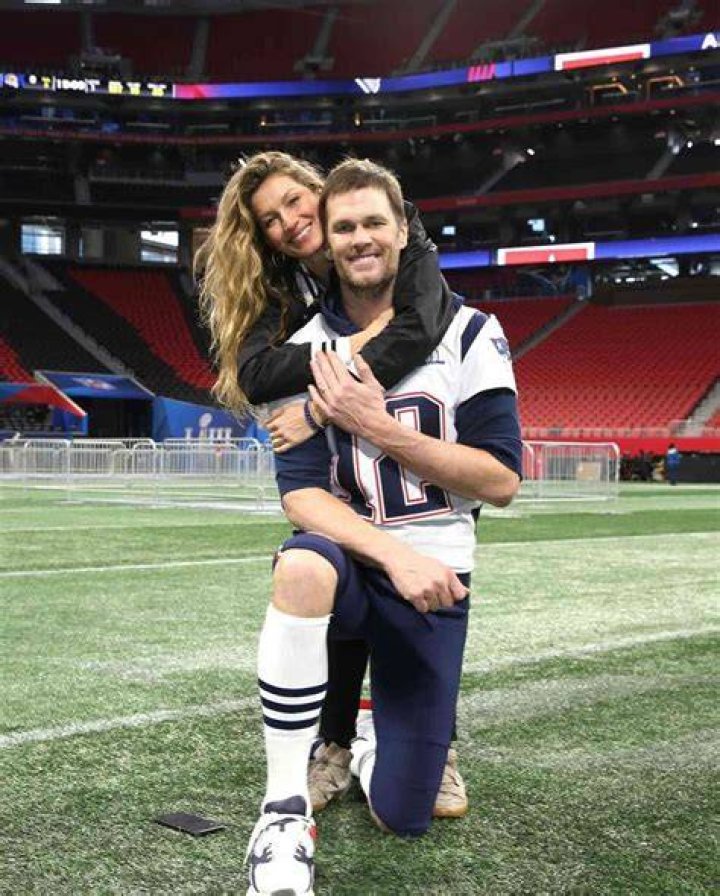 Brady and Bundchen together in happier times in 2019