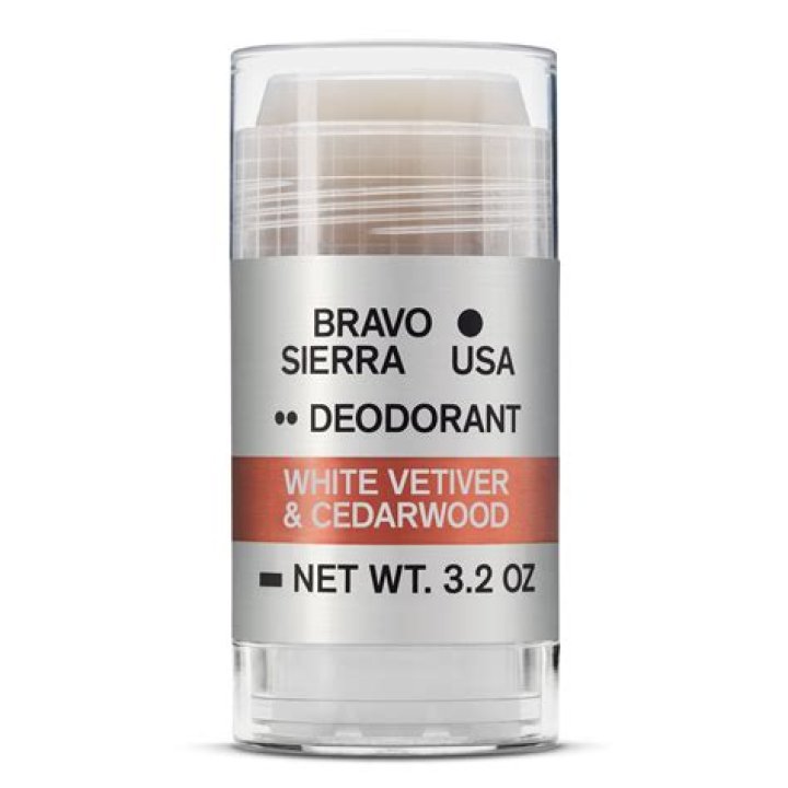 Bravo Sierra Deodorant in White Vetiver & Cedarwood