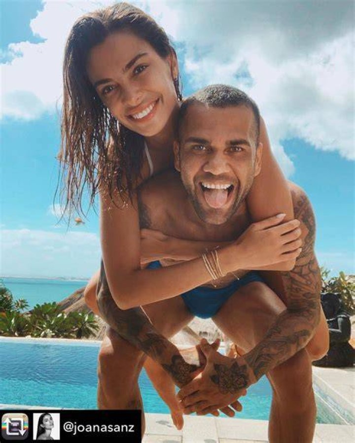 Brazil ace Dani Alves married Spanish model Joana Sanz in 2017