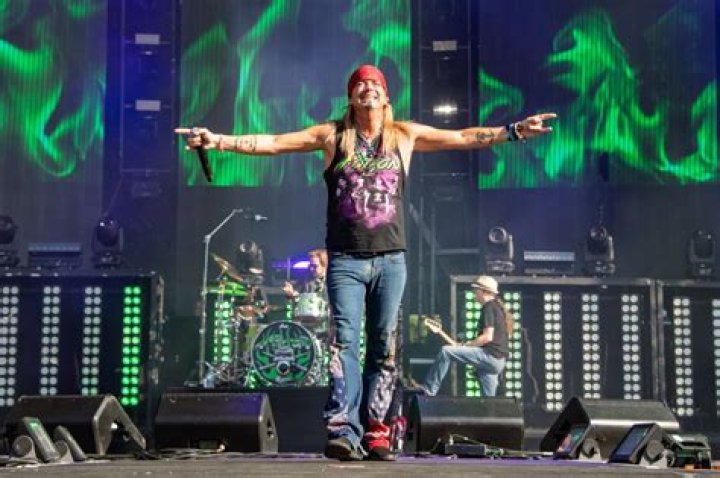Bret Michaels at a press conference with Mötley Crüe, Def Leppard, and Poison announcing their 2020 Stadium Tour on December 04, 2019