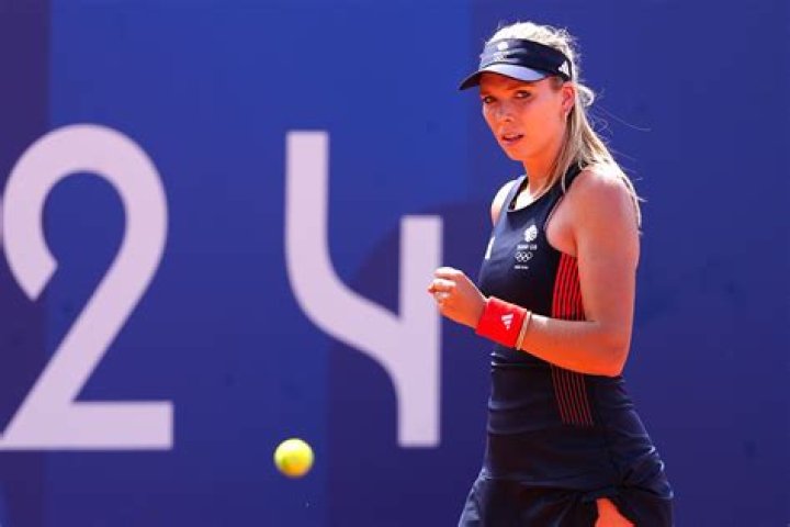 Brit tennis star Katie Boulter cheered on Aussie boyfriend Alex De Minaur at Wimbledon