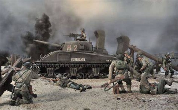  British XXX Corps infantry and armour amassed to the east of Nijmengen