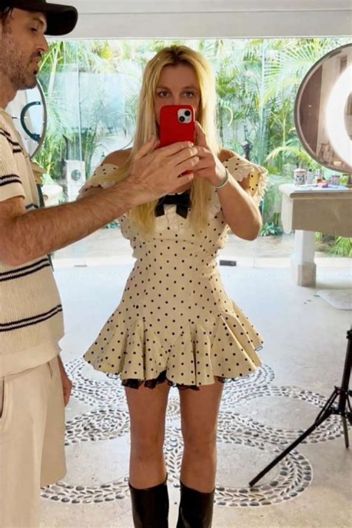 Britney Spears showed off her dance moves