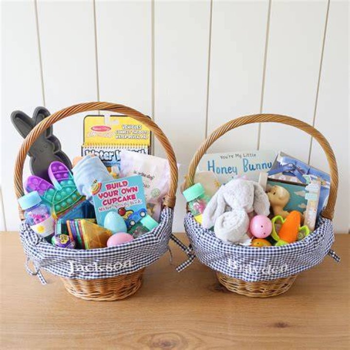 Brown Easter Basket for Kids and Adults (45ct) - Already Filled Easter Gift Basket with Plush Easter Bunny, Candy, Snacks, and Treats - Boys, Girls, Grandchildren, Young Children, Toddlers, Men, Women