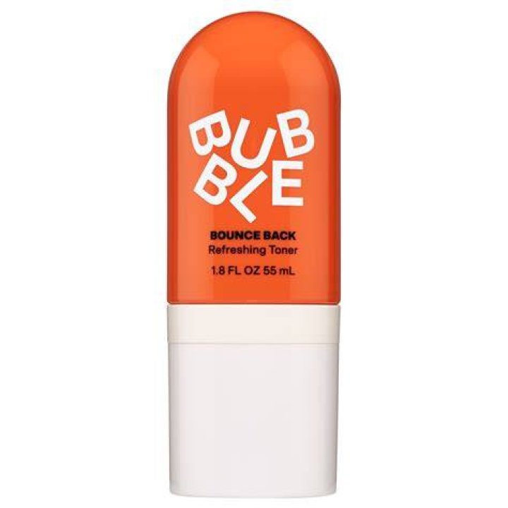 Bubble Skincare Bounce Back Balancing Toner Facial Mist - Willow Bark + Niacinamide Toner for Texture and Radiance Reset - Sea Water Pore Minimizer Facial Mist Spray (55ml)