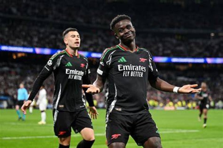 Bukayo Saka showed his class in the Champions League