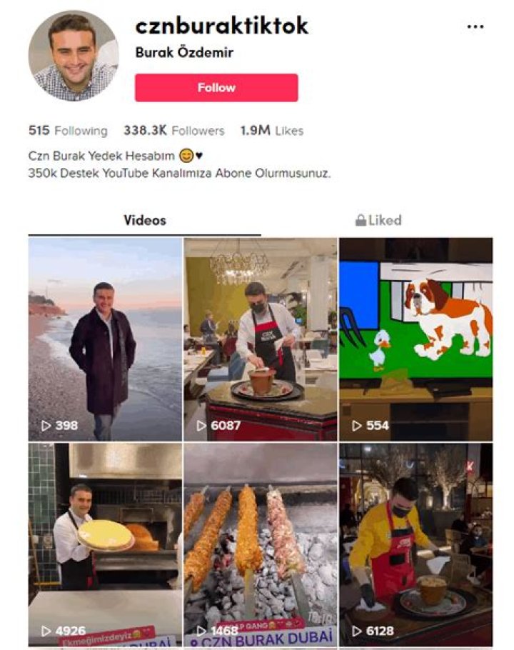 Burak Ozdemir has 57million TikTok followers