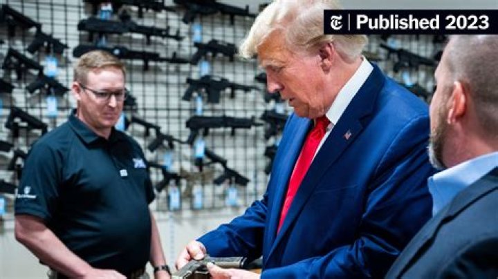 But the guns behind him left many fans concerned