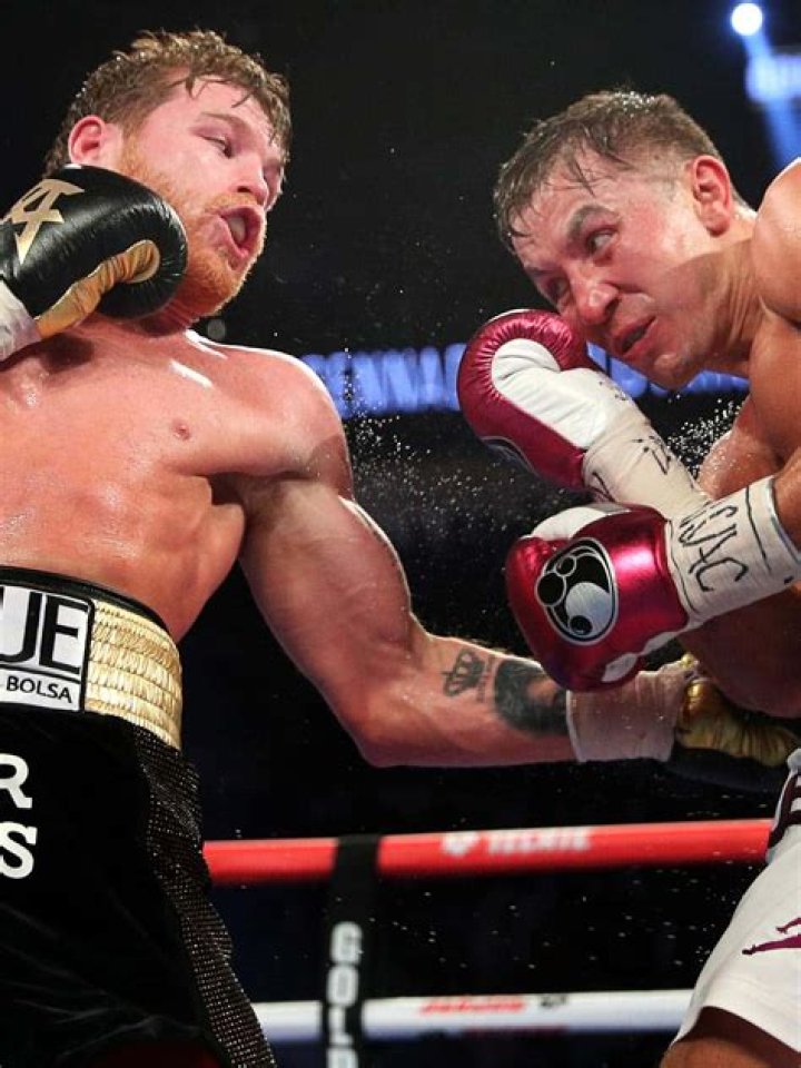 Canelo produced a superb uppercut to end Saunders' night